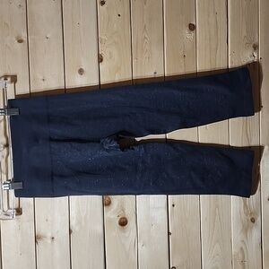 Lululemon Ebb to Street Seamless Speckled Capri Leggings Women's Size Small